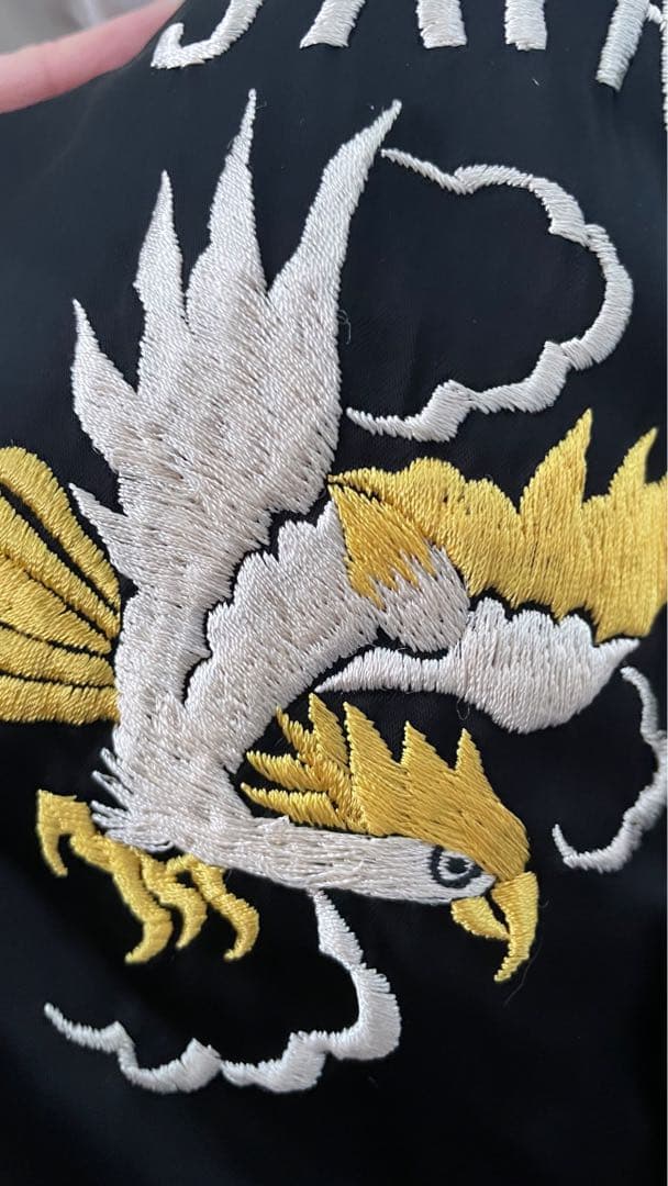 刺繍入りスカジャン 日本 53-56