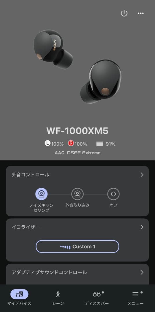 SONY WF-1000XM5 ソニー ワイヤレスイヤホン