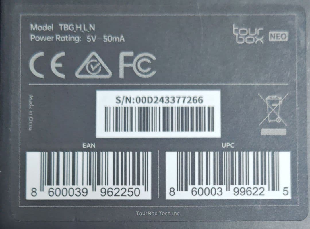 NEO TourBox TBG_H_L_N PCソフトコントローラー