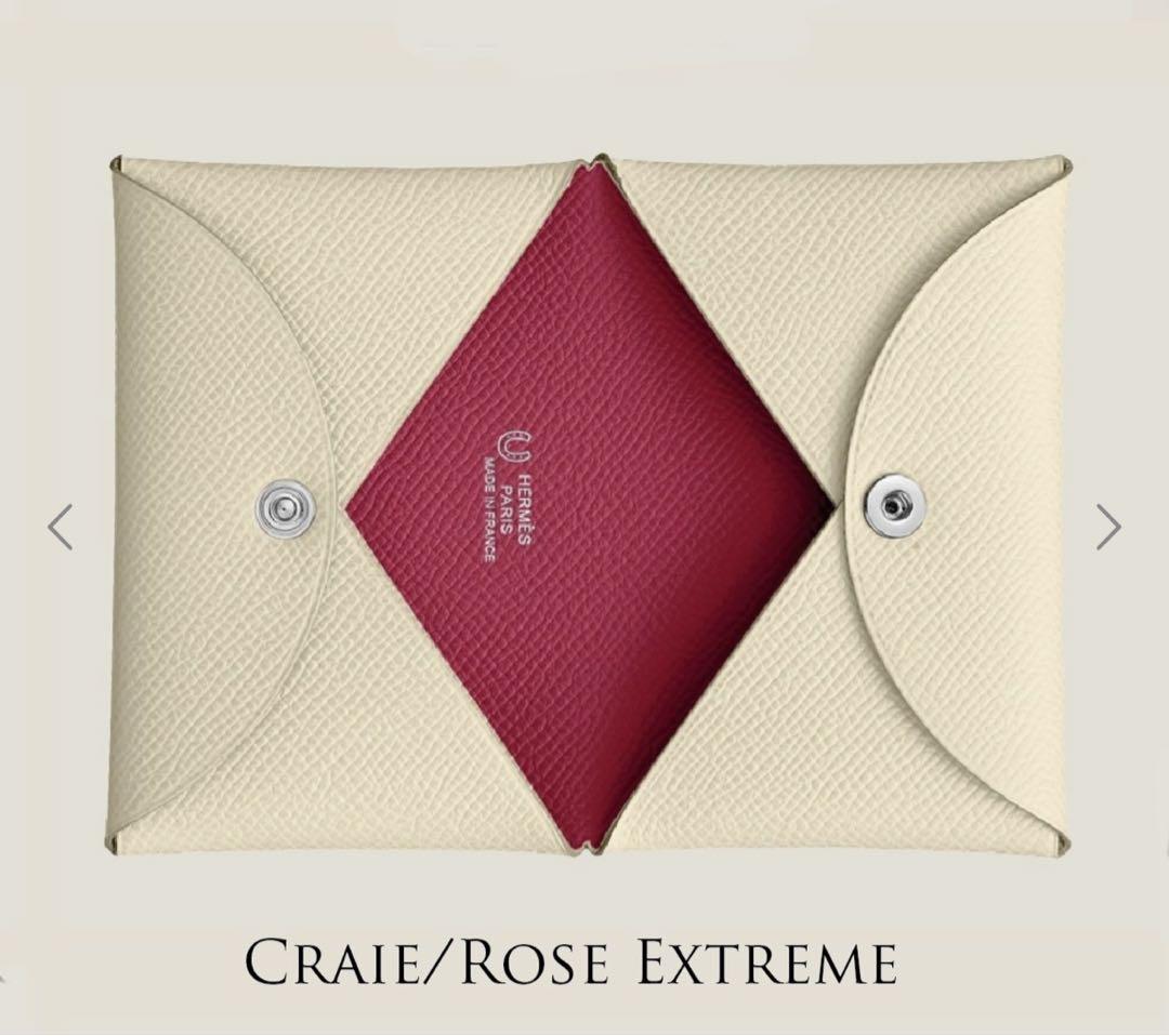 ★HERMES エルメス　カルヴィ★クレ　ローズエクストリーム★新品未使用