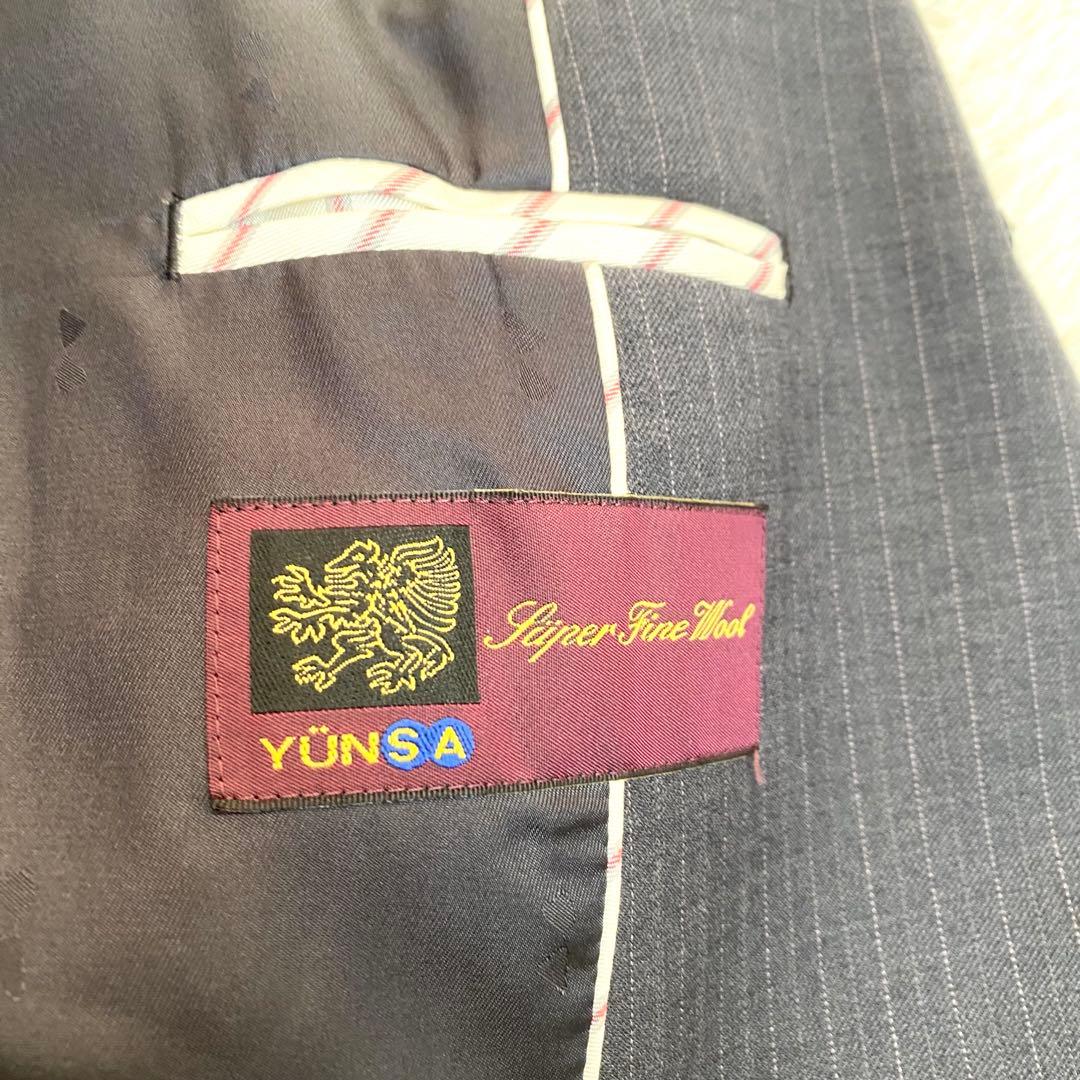 近年モデル　美品　4XL 組曲　スーツ　スカートセットアップ　YUNSA グレー