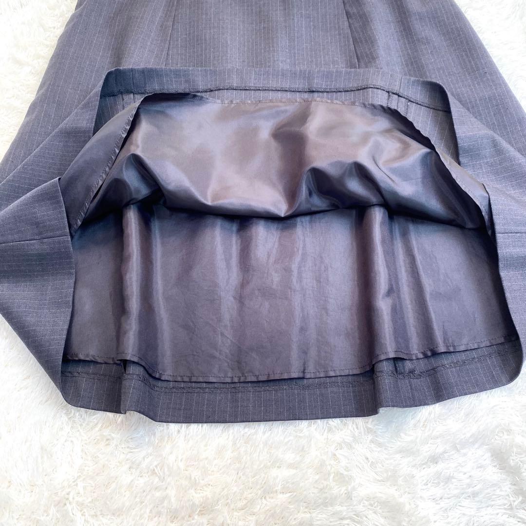 近年モデル　美品　4XL 組曲　スーツ　スカートセットアップ　YUNSA グレー