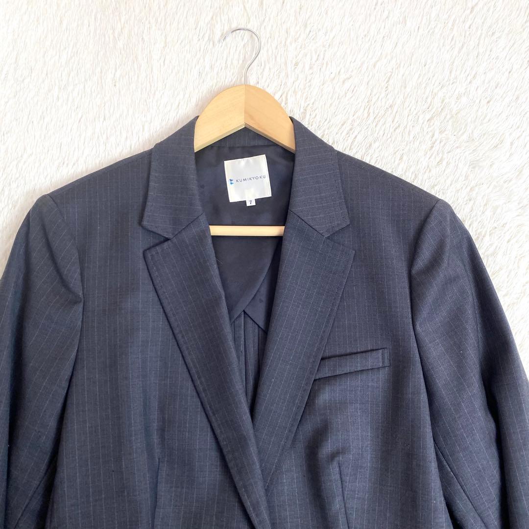 近年モデル　美品　4XL 組曲　スーツ　スカートセットアップ　YUNSA グレー