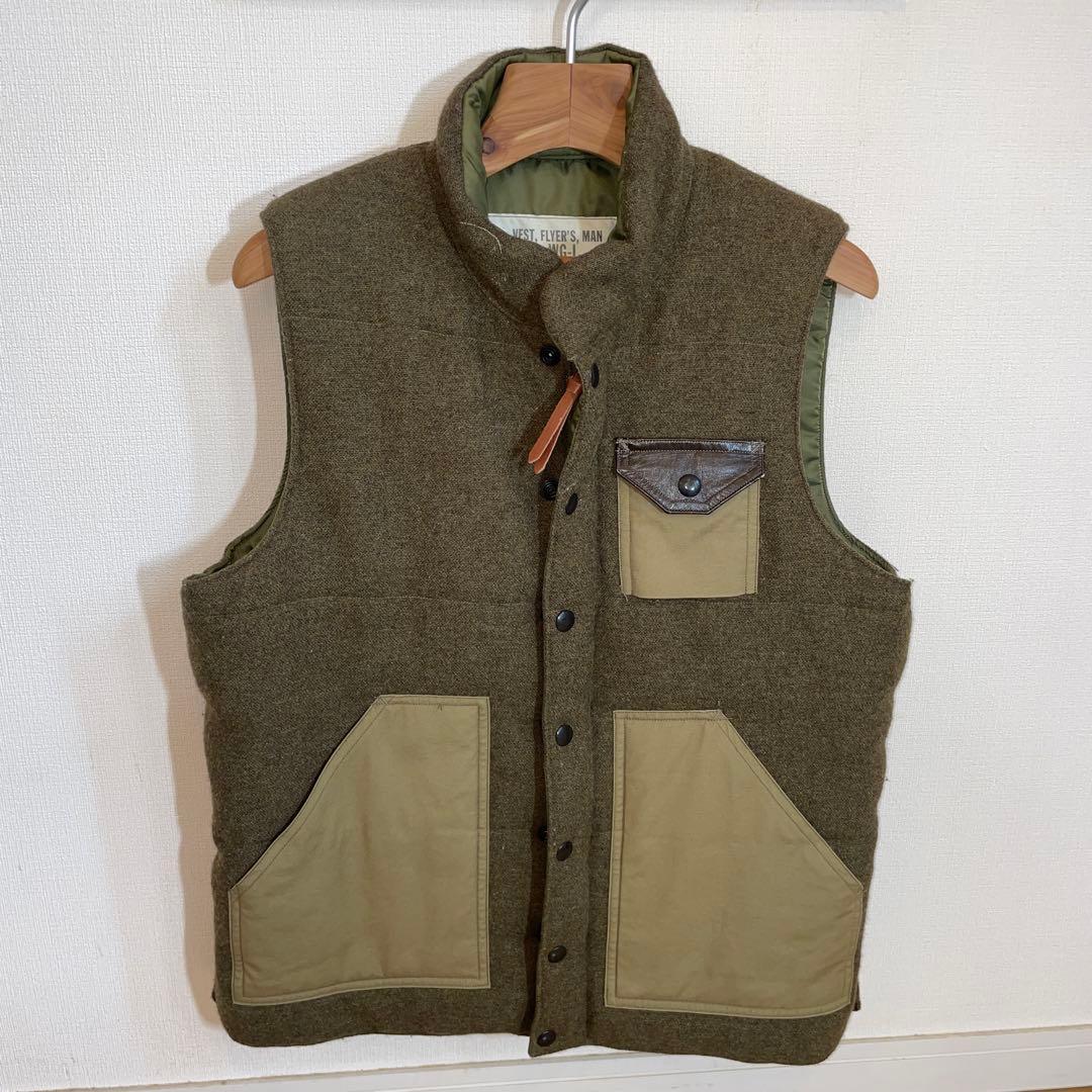 J*M様 人気の廃盤品　バズリクソンズ　ベスト　ウィリアム・ギブソン　Ｍサイズ