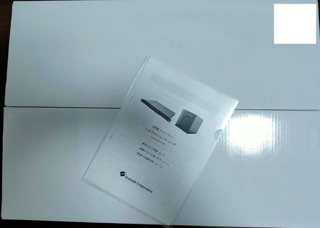 システムケイ社のNVR-6132U　ネットワークビデオレコーダ　新品