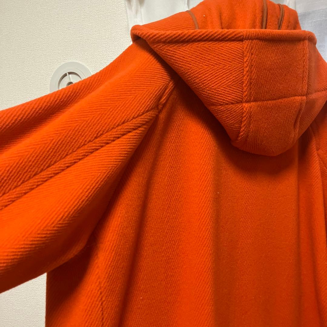 マッキントッシュ　ヘリンボーンフーデッドロングコート　36