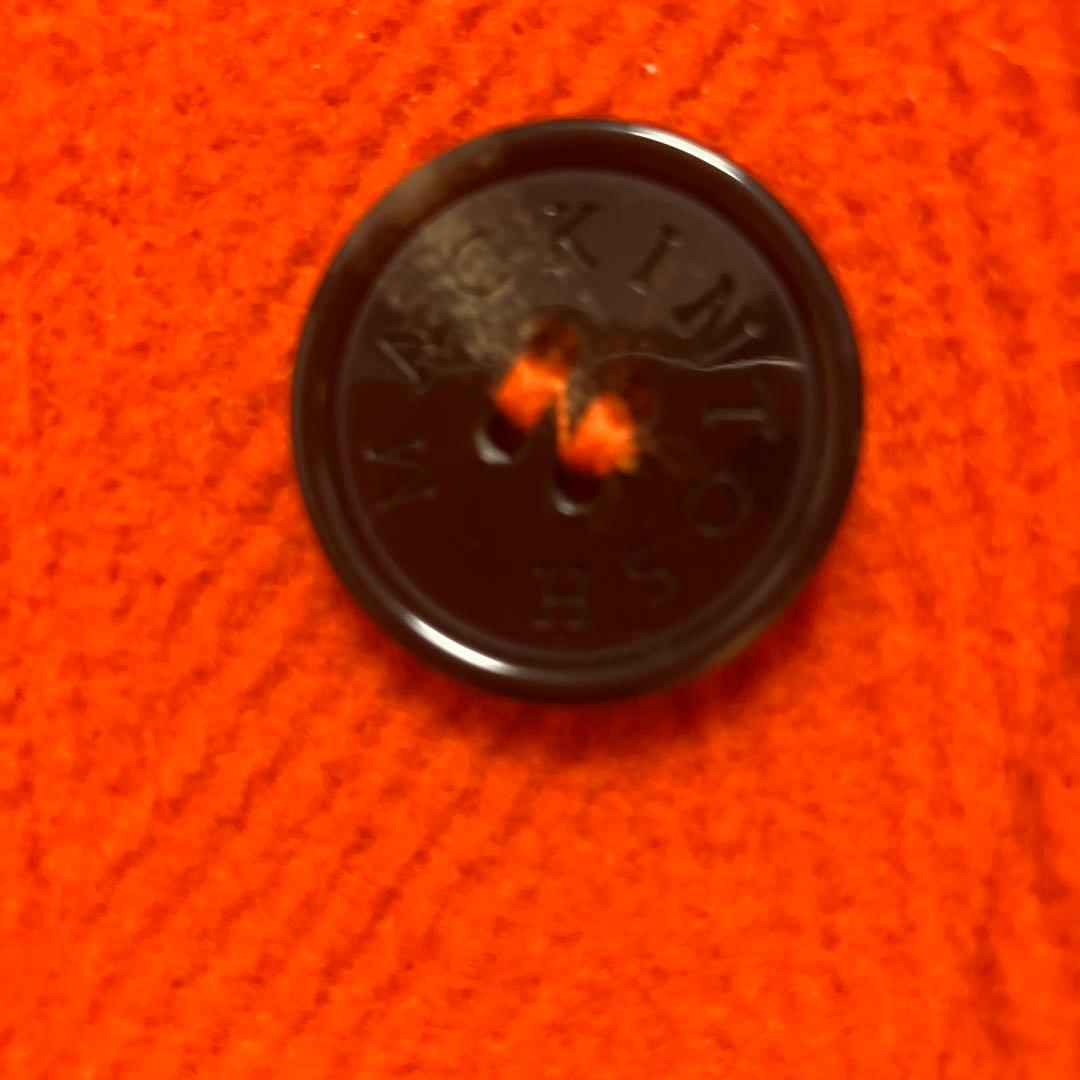 マッキントッシュ　ヘリンボーンフーデッドロングコート　36