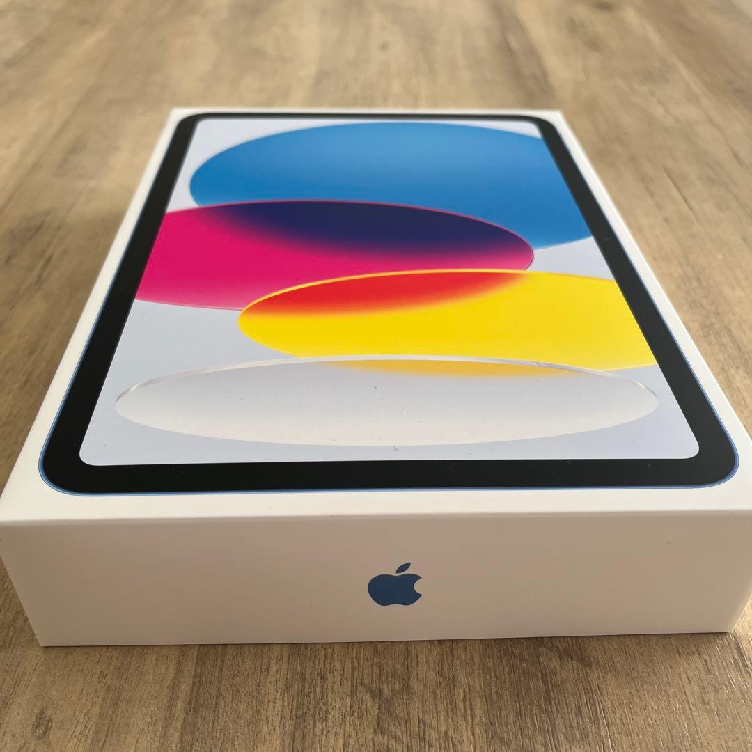 【ipad】 第10世代　新品未使用　ブルー　カバー＆ペンシル付き