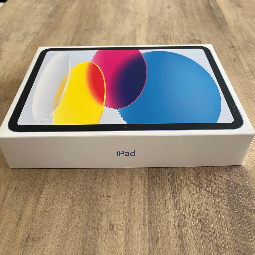 【ipad】 第10世代　新品未使用　ブルー　カバー＆ペンシル付き