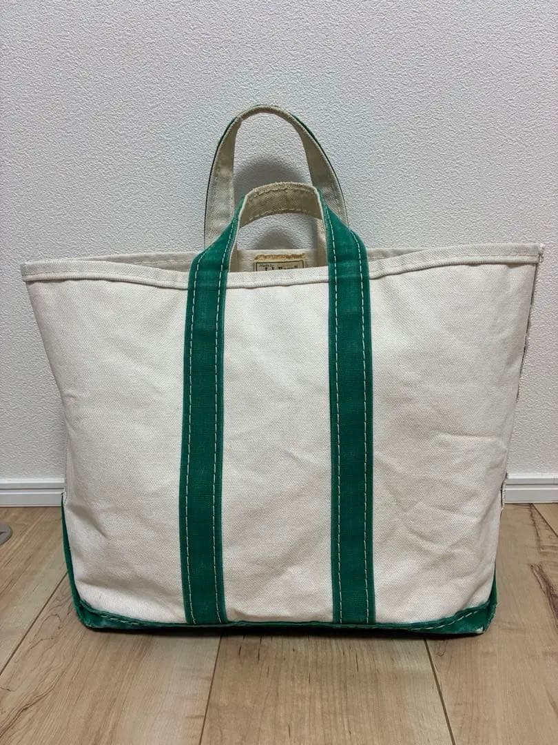 専用L.L.Beanエルエルビーン80's2色ギザタグ　トートバック　グリーンM