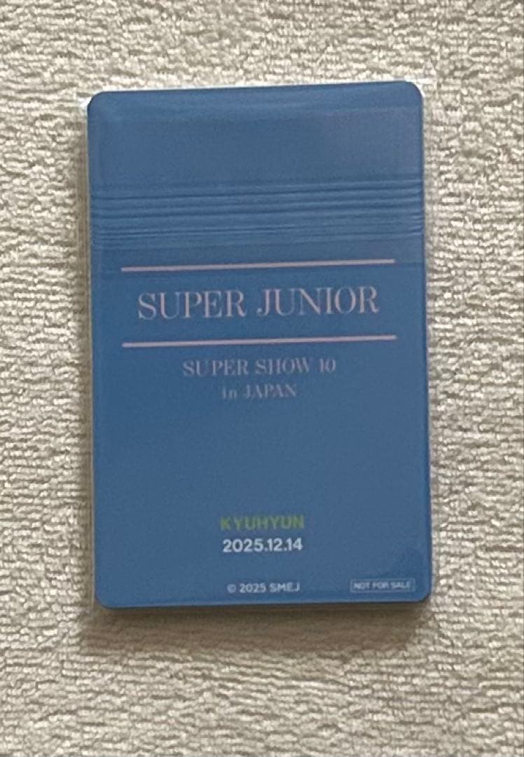 SUPER JUNIOR プレミアムシート特典トレカセット