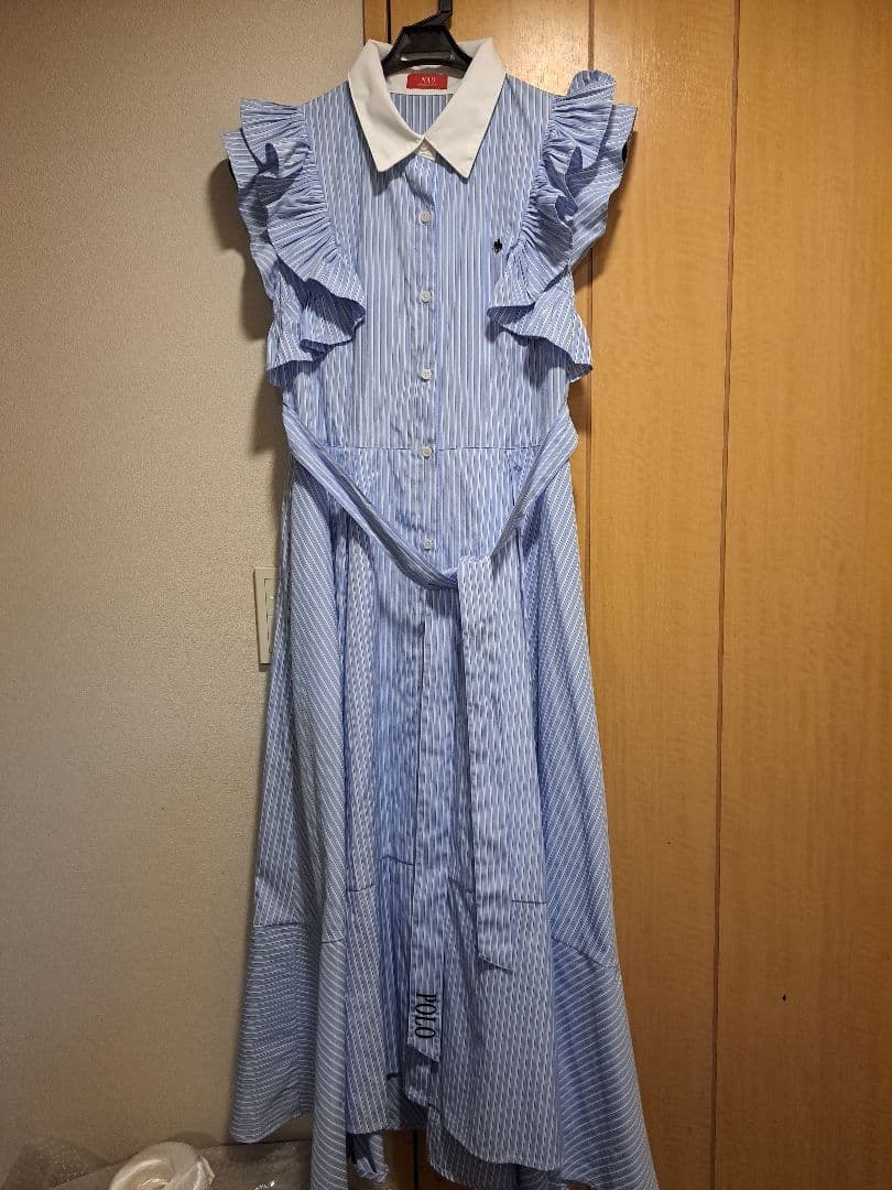 Rirandture POLO BCSコラボ プリーツシャツワンピース