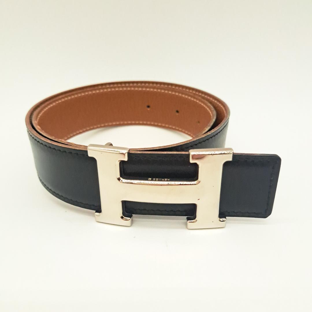 エルメス HERMES コンスタンス リバーシブル ベルト シルバーバックル