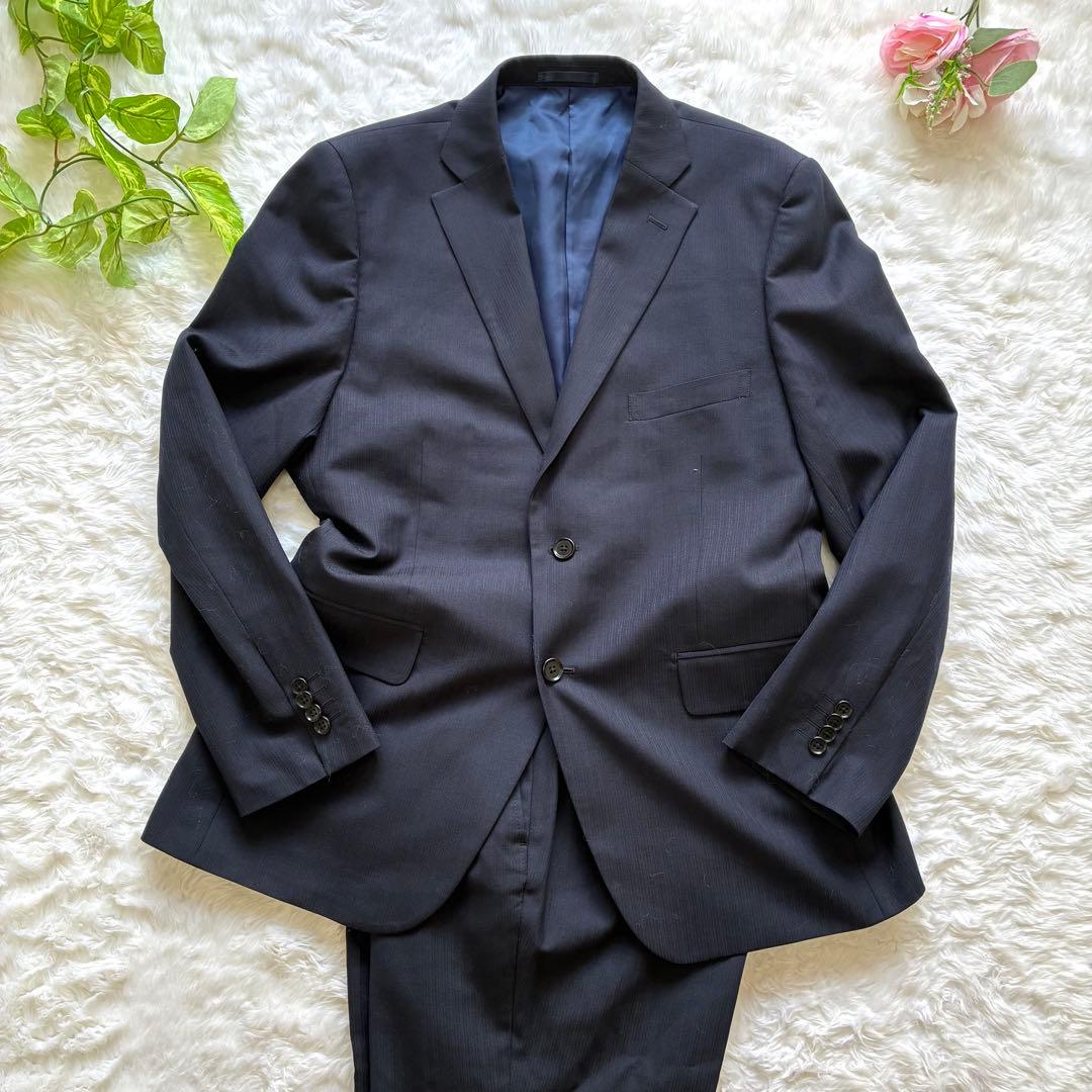 BB6✨Perfect Suit FActory　セットアップ　スーツ　ネイビー