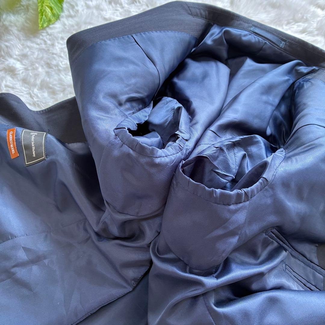 BB6✨Perfect Suit FActory　セットアップ　スーツ　ネイビー