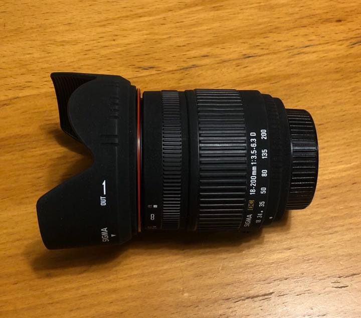 【美品】SIGMA 18-200F3.5-6.3DC/N ニコンマウント