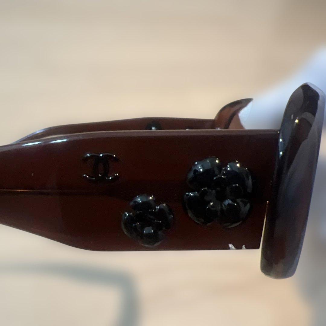 シャネルサングラス　ココフラワー　ブラウン