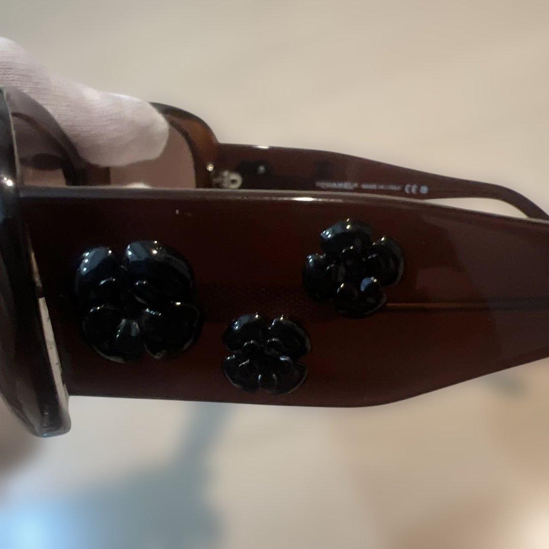 シャネルサングラス　ココフラワー　ブラウン