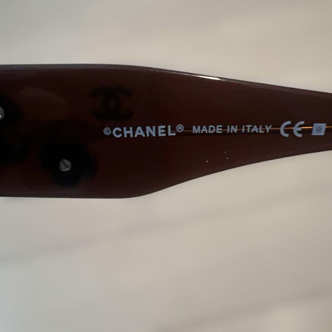 シャネルサングラス　ココフラワー　ブラウン
