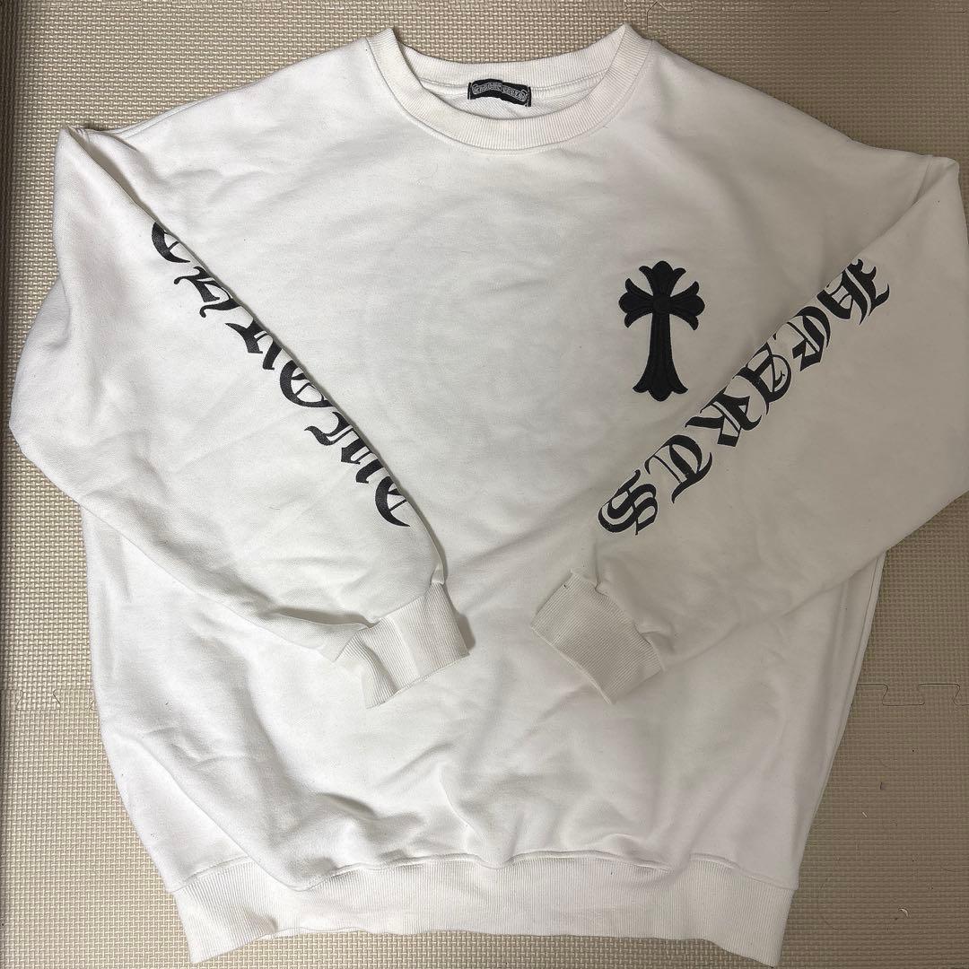 ま*と様 CHROME HEARTS ホワイト スウェット