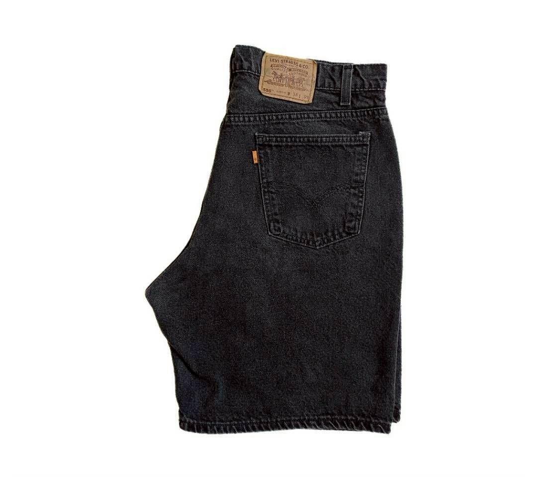 【セール対象】90s USA製 リーバイス550 ブラック ショートパンツ