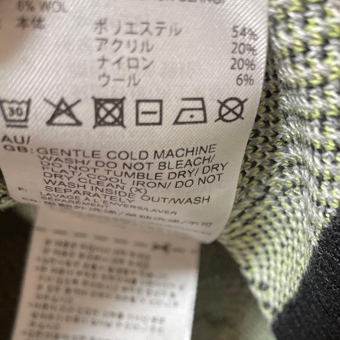 値下げ★新品★アディダスニット+ダンボールスカートセットアップチェックセーターS