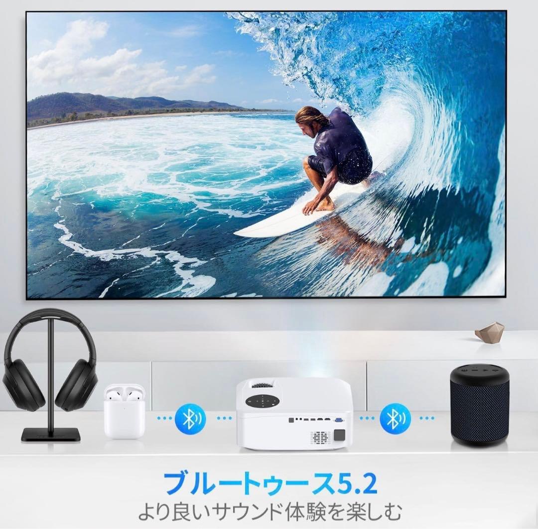 ロジェクター2025進級版 高輝度22000LM 4k対応 WiFi