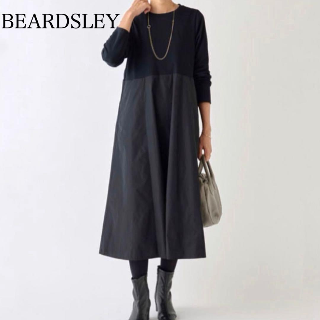 BEARDSLEY ビアズリー ドッキングフレアワンピース
