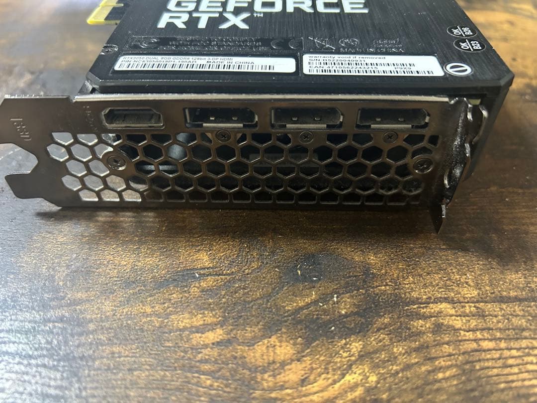 Palit RTX3050 DUAL 8GB グラフィックボード