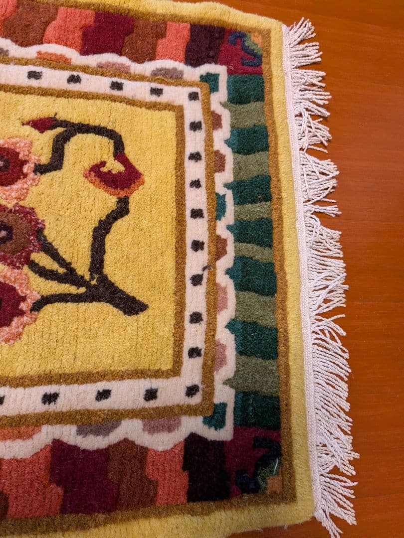 ヴィンテージラグ　チベット絨毯