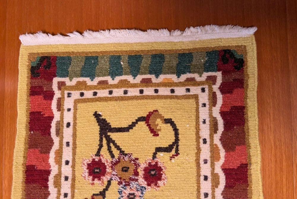 ヴィンテージラグ　チベット絨毯