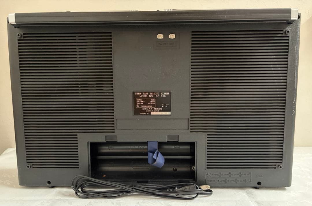 昭和レトロ　ビクターラジカセ（BIPHONICシステム）