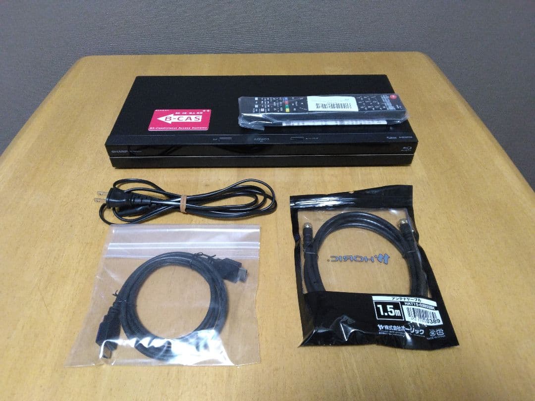 SHARP ブルーレイレコーダー NW1200 　2番組同時録画　1TB 保証付