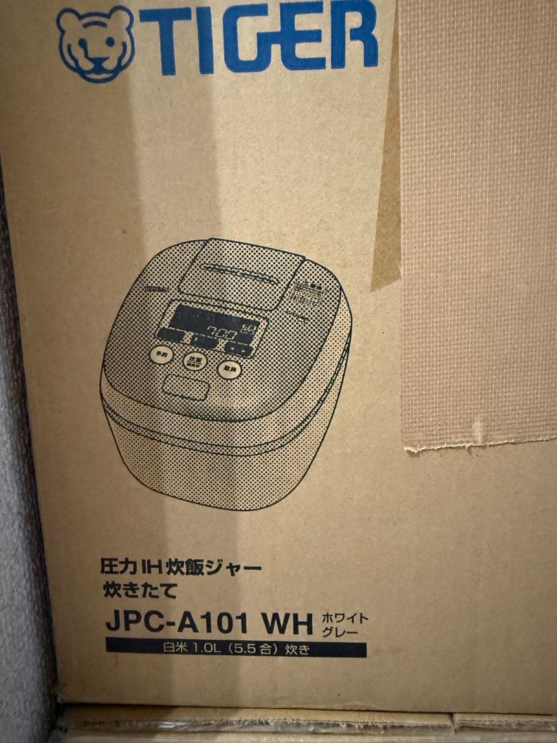 TIGER タイガー JPC-A101 圧力IH炊飯ジャー 炊飯器