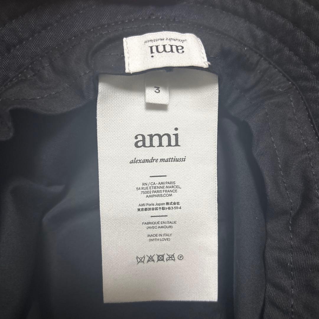 ami Parisバケットハット 黒 サイズ3
