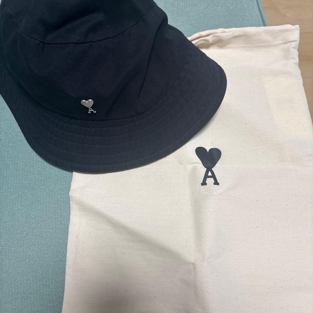 ami Parisバケットハット 黒 サイズ3