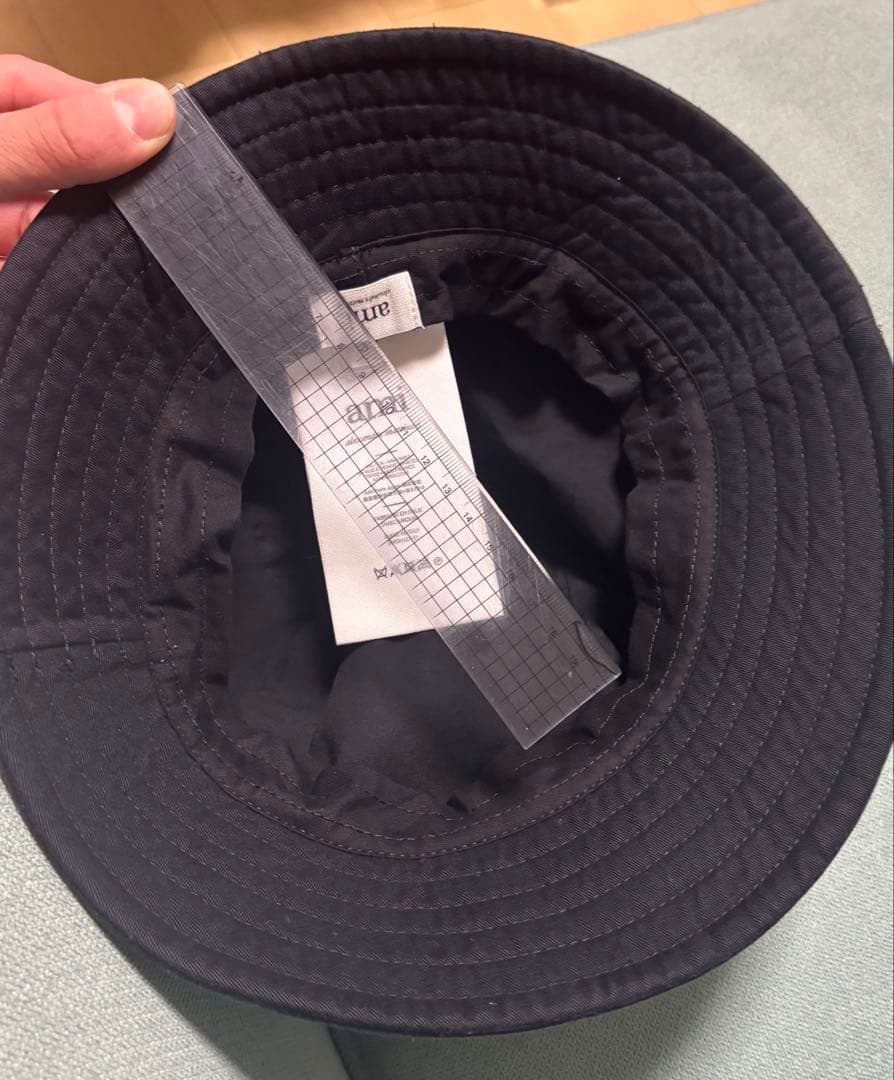 ami Parisバケットハット 黒 サイズ3