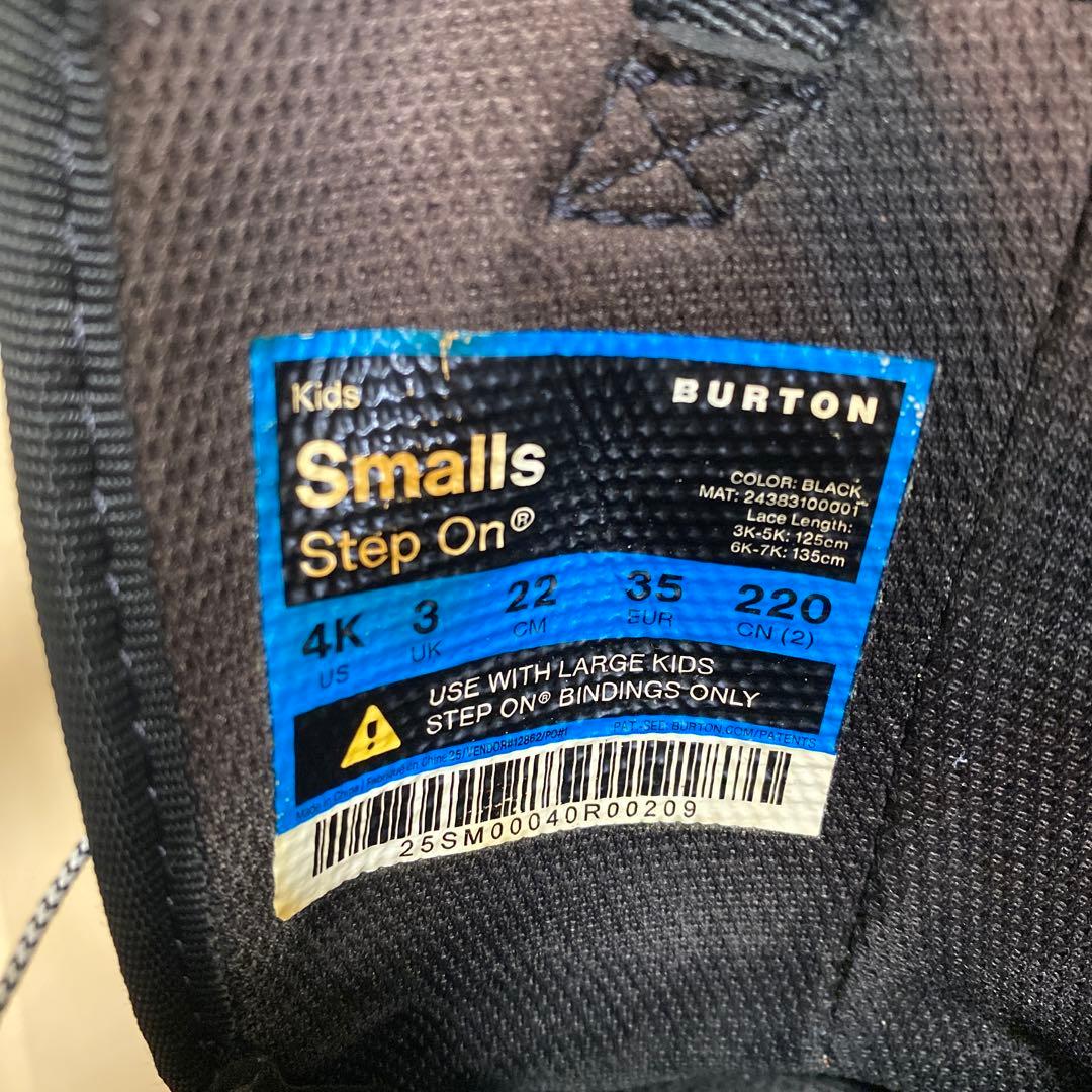 【即日発送】 BURTON Smalls Step On ブーツ 22cm