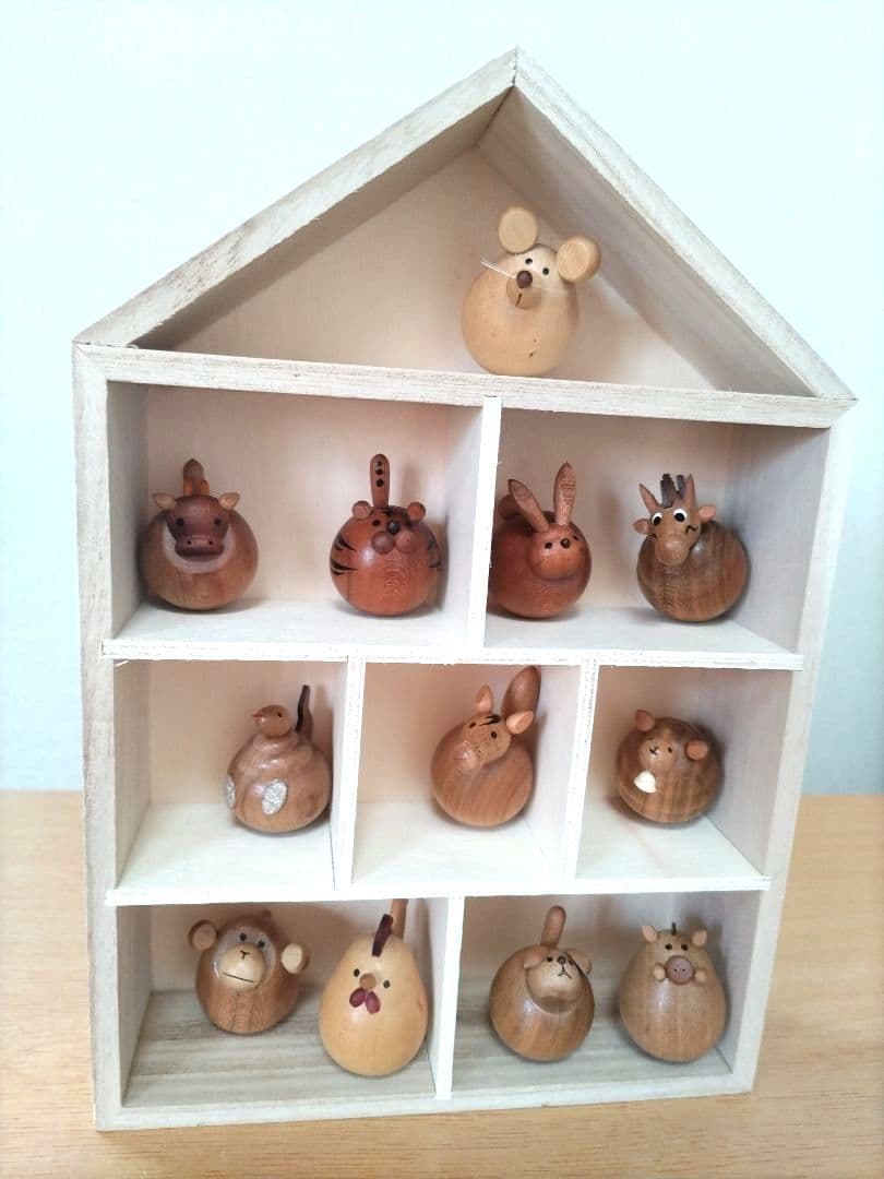 木製　十二支セット