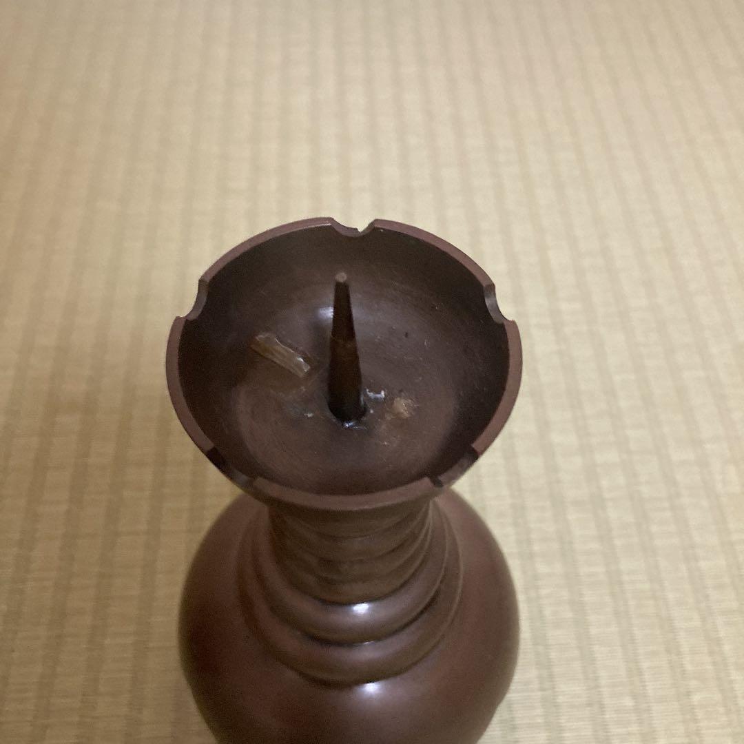 唐銅　三ッ具足