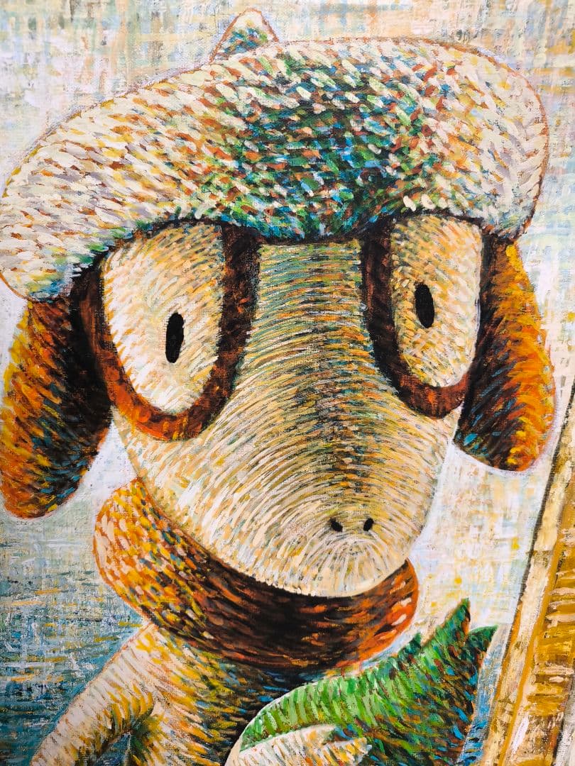 【65☓50cm】ゴッホドーブル キャンバスアート　ゴッホ美術館　Mサイズ