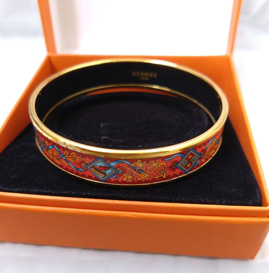 m*e様 エルメス　Hermes　箱入り　七宝バングル ブレスレット
