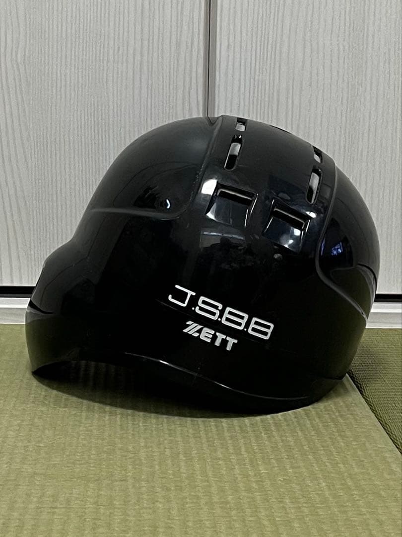 軟式野球 ヘルメット ZETT JSBB ブラック 6個セット