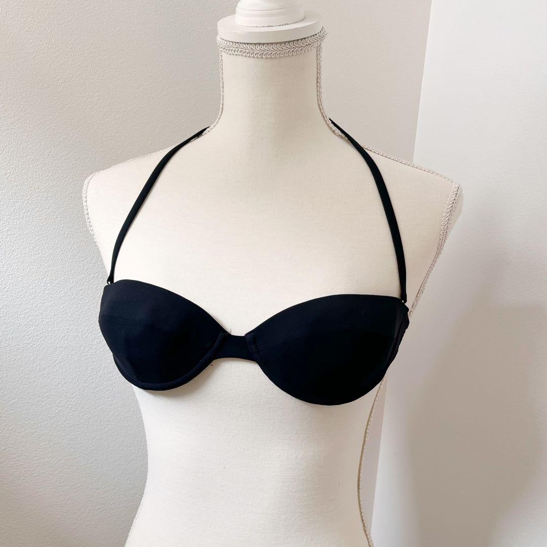 新品タグ付きD&G ドルチェ&ガッバーナ 黒　ビキニ 水着　セパレート　S M