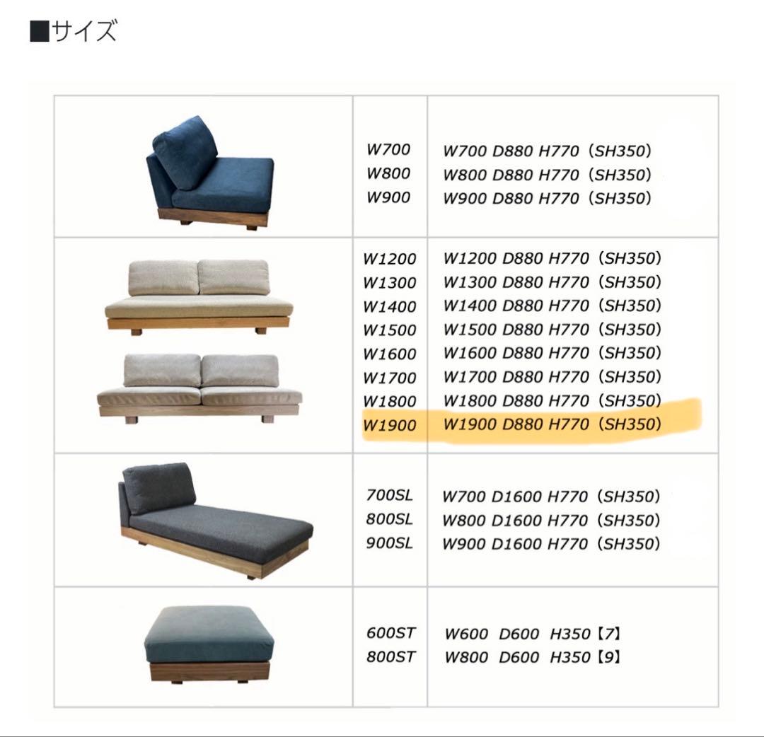 【ウニヒピリ様】グレー ファブリックソファ 木製フレーム