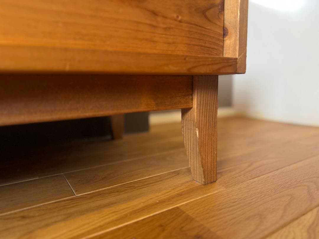 【美品】NEALDテレビボード180cm無垢材・家具職人オーダーメイド・ブラウン