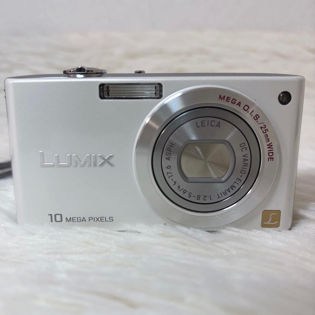 【美品】 Panasonic LUMIX FX35 ホワイト 付属品付