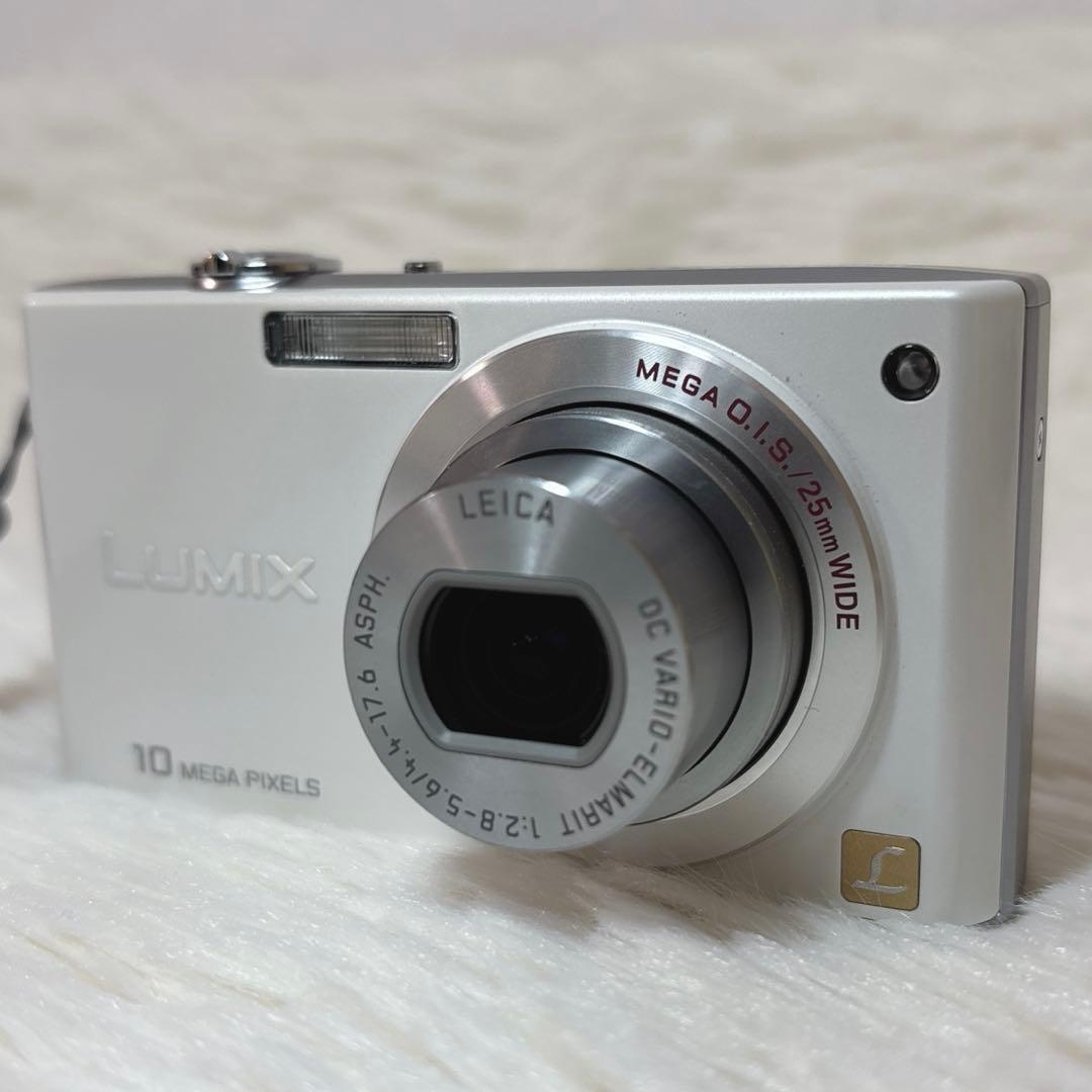 【美品】 Panasonic LUMIX FX35 ホワイト 付属品付