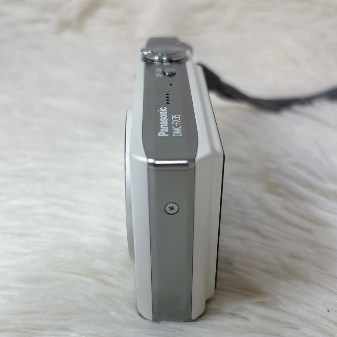 【美品】 Panasonic LUMIX FX35 ホワイト 付属品付