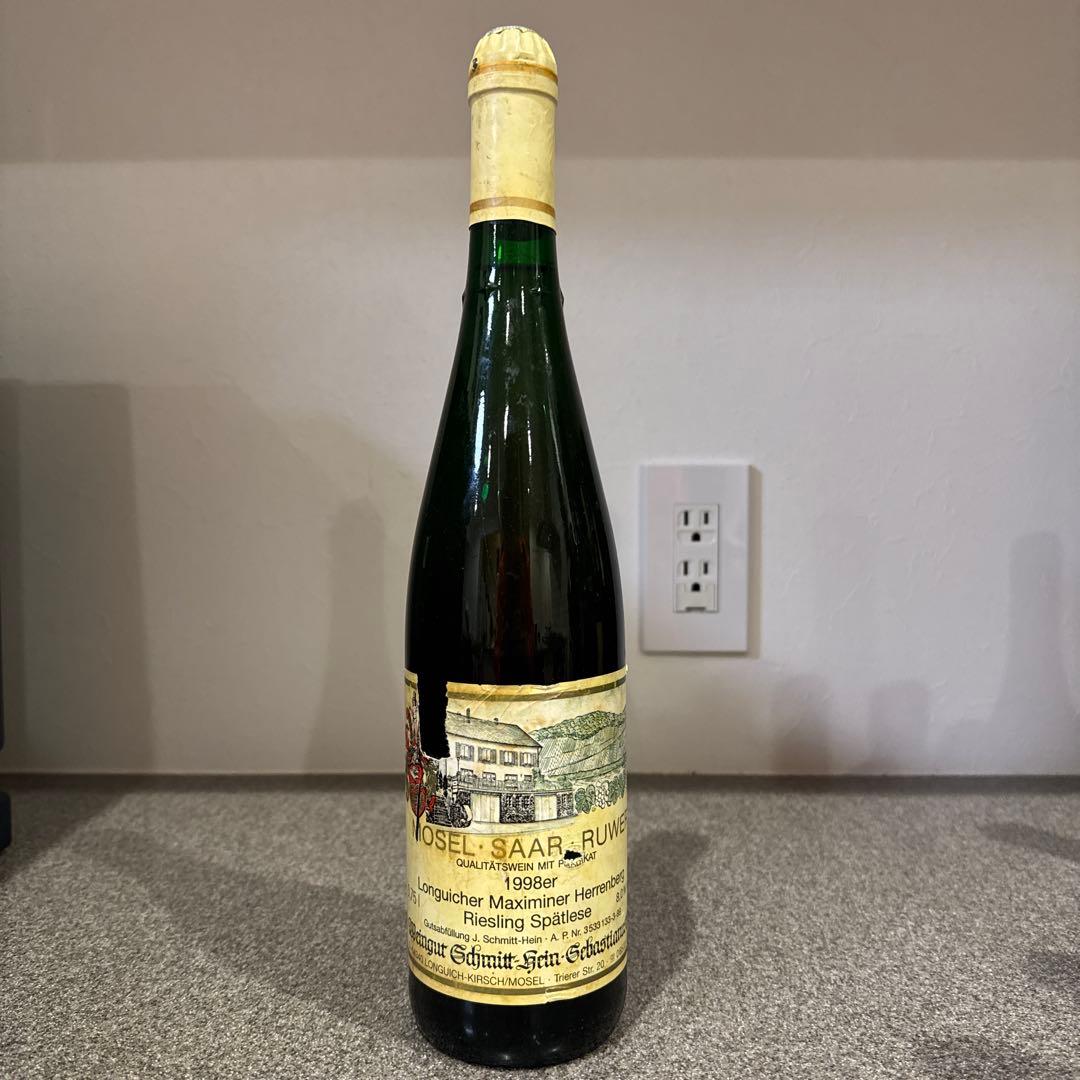 モーゼル・ザール・ルーヴァー産、1998年　ヴィンテージ　含む白ワイン　3本